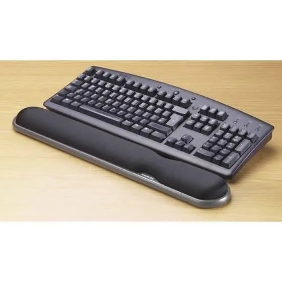 Kensington - Repose-poignet pour clavier en gel noir, confortable avec système EasyFlip pour ajustement de hauteur Kensington - Repose-poignet pour clavier en gel noir, confortable avec système EasyFlip pour ajustement de hauteur