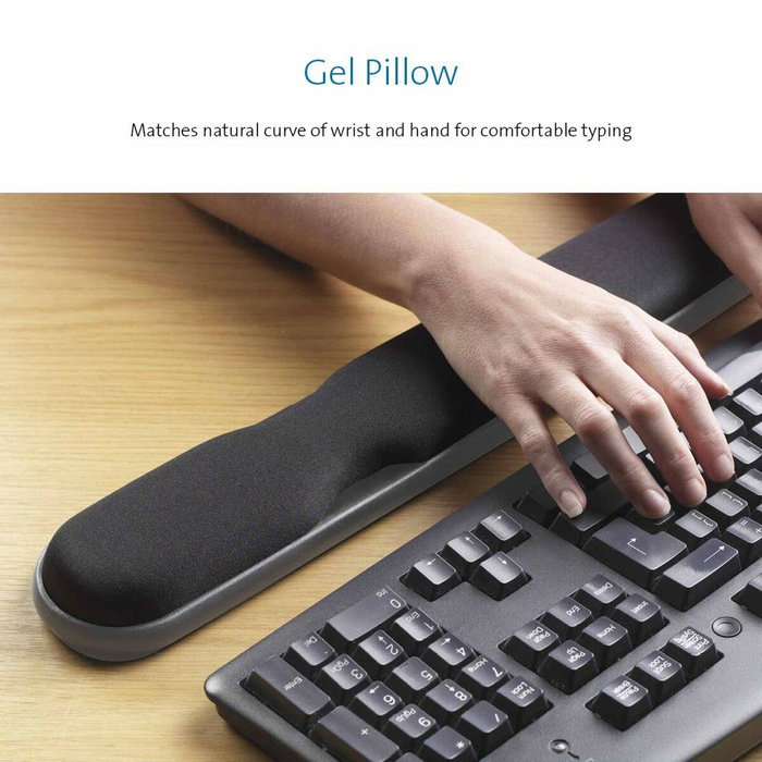 Kensington Repose-poignet pour clavier en gel Noir