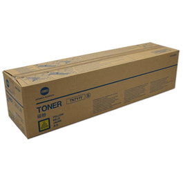 Konica Minolta TN-711Y Toner Jaune Original A3VU250 pour bizhub C654 C754