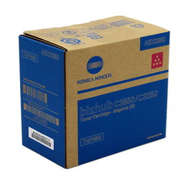 Konica Minolta Toner TNP-48 Magenta A5X0350 - Cartouche d'encre compatible pour imprimantes Konica Minolta