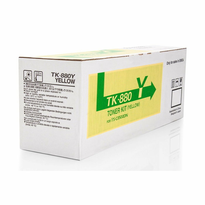 Toner original Kyocera TK-880Y Jaune Toner original Kyocera TK-880Y Jaune