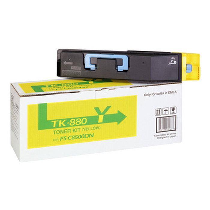 Toner original Kyocera TK-880Y Jaune Toner original Kyocera TK-880Y Jaune