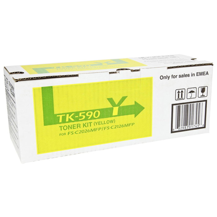 Kyocera TK-590Y Kit de toner Jaune Kyocera TK-590Y Kit de toner Jaune