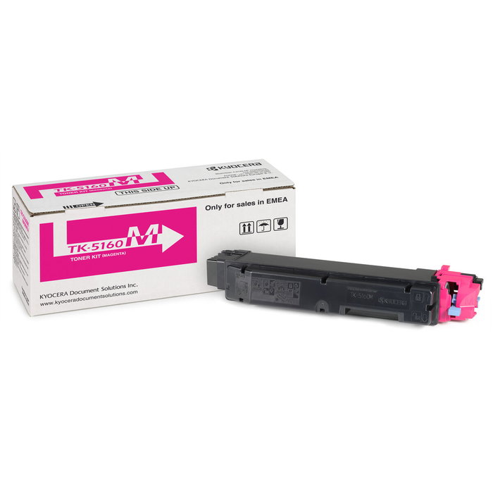 Kyocera TK-5160M Toner Magenta Cartouche Toner, Réf. 1T02NTBNL0, Rendement 12 000 Pages Kyocera TK-5160M Toner Magenta Cartouche Toner, Réf. 1T02NTBNL0, Rendement 12 000 Pages
