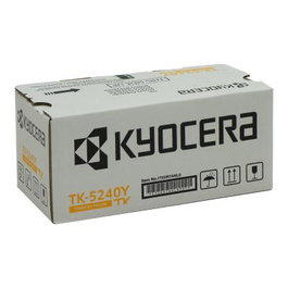 Kyocera 1T02R7ANL0 Cartouche Toner TK-5240 Jaune Original pour ECOSYS Série, 3000 Pages