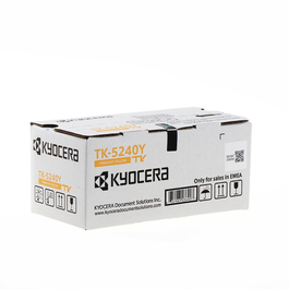 Kyocera TK-5240Y Toner Jaune Cartouche d'encre Originale 1T02R7ANL0 pour Imprimante et Copieur