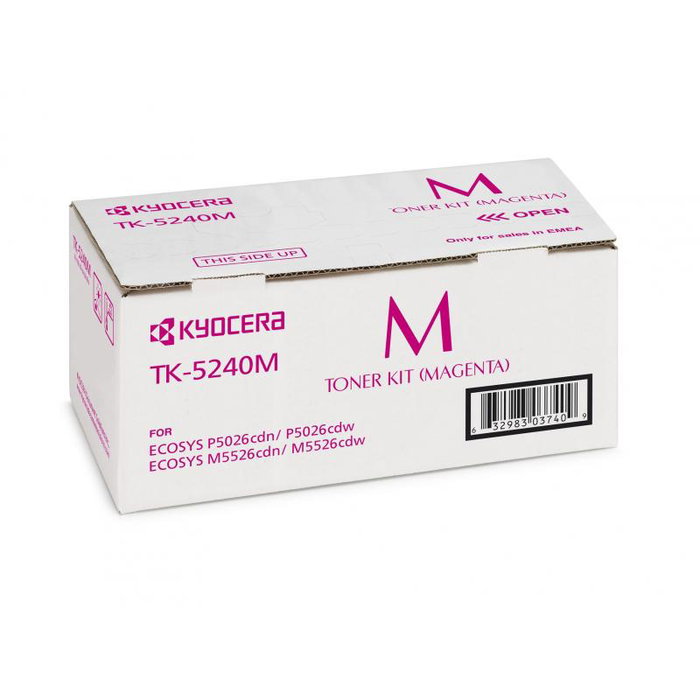 Kyocera Toner Magenta TK-5240 1T02R7BNL0 - Cartouche d'impression pour imprimante Kyocera