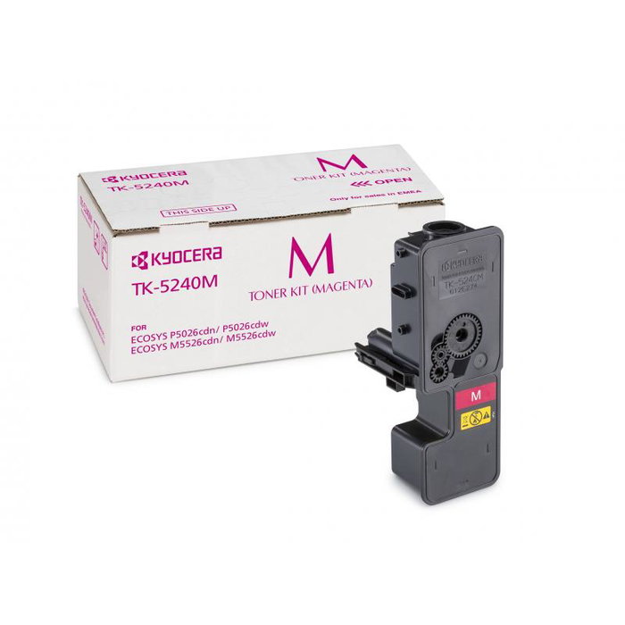 Kyocera Toner Magenta TK-5240 1T02R7BNL0 - Cartouche d'impression pour imprimante Kyocera