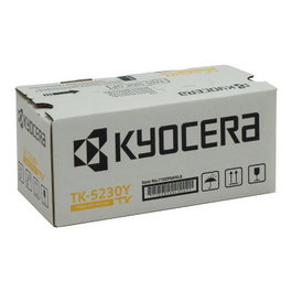 Kyocera Cartouche Toner TK-5230 Jaune, Modèle 1T02R9ANL0, compatible avec imprimantes Kyocera
