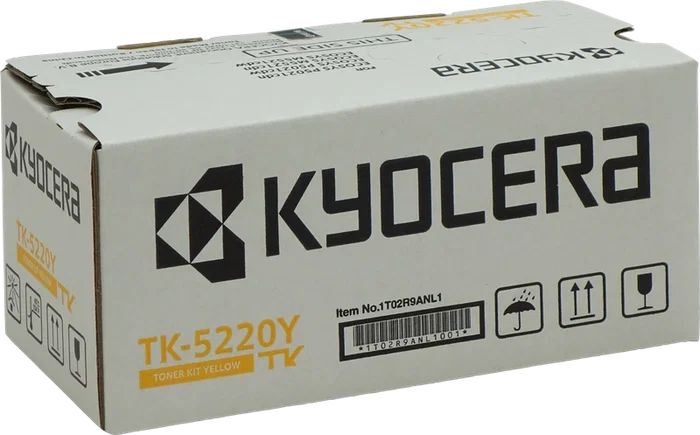 Kyocera TK-5220Y Toner Jaune TK-5220Y (1T02R9ANL1) pour 1.200 Pages Kyocera TK-5220Y Toner Jaune TK-5220Y (1T02R9ANL1) pour 1.200 Pages