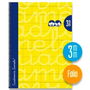 Cahier Lamela Jaune Feuille 80 Volets 21,5 x 31,5 cm 3 mm 5 Pièces