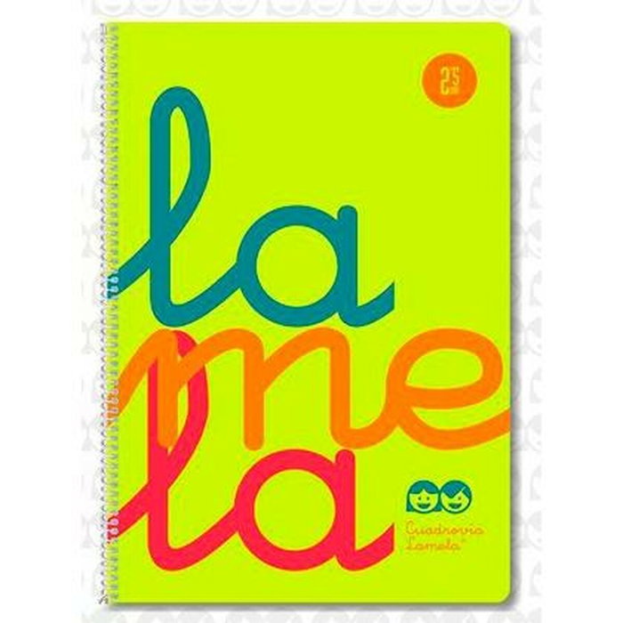 Lamela Cahier Fluor Jaune DIN A4 5 Pièces 80 Volets Lamela Cahier Fluor Jaune DIN A4 5 Pièces 80 Volets