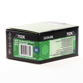 Lexmark Toner 702K / 70C20K0 Noir - Cartouche de toner noir