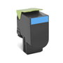Lexmark 702HC Cyan Cartouche de toner haute capacité (3K)