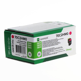 Lexmark 702HM / 70C2HM0 - Cartouche Toner Magenta Haute Capacité XL - Compatible pour imprimantes Lexmark