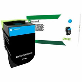 Lexmark Toner 71B20C0 - Cartouche de toner cyan, compatible avec imprimantes Lexmark