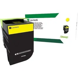 Lexmark 71B20Y0 Cartouche de toner jaune compatible pour imprimantes Lexmark CS317dn, CS417dn, CS517de, CX317dn, CX417de - Rendement 2300 pages
