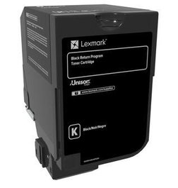 Lexmark Toner 74C20K0 Black Standard Noir