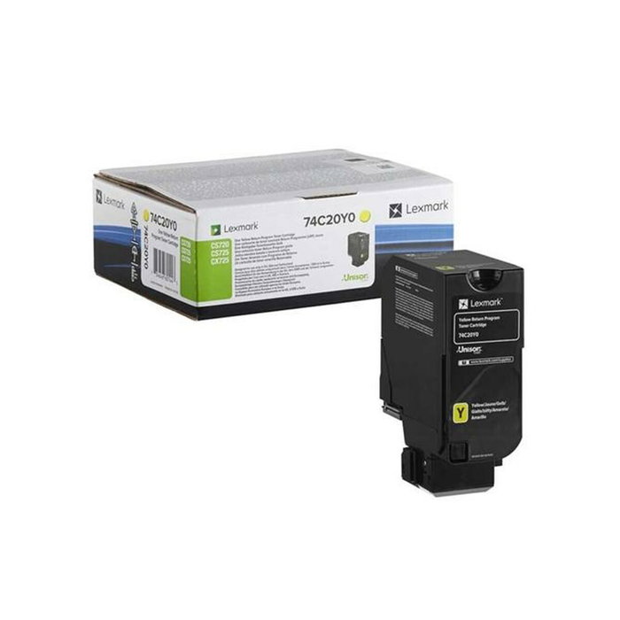 Lexmark Toner 74C20Y0 Jaune Standard Lexmark Toner 74C20Y0 Jaune Standard
