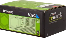 Lexmark 80C20C0 Cartouche Toner Cyan Unison - Qualité d'impression Lexmark