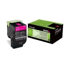 Lexmark 802M 80C20M0 Cartouche de toner MAGENTA - 1000 pages - Compatible CX510de CX410de CX410e CX510dhe CX510dthe CX410dte CX310dn CX310n