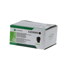 Lexmark Cartouche de Toner C2320K0 Noir Compatible pour Imprimante Laser