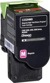 Lexmark C232HM0 Toner magenta pour C/MC2325/2425/2535 - 2.300 pages