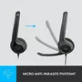 Logitech Casque avec Micro H390 - Réf. 981-000406 - Noir