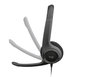 Logitech Casque Gamer avec Microphone anti-bruit, Confort rembourré, Son Stéréo Numérique et Commutateur In-Line, USB, Noir