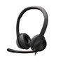 Logitech Casque Gamer avec Microphone anti-bruit, Confort rembourré, Son Stéréo Numérique et Commutateur In-Line, USB, Noir