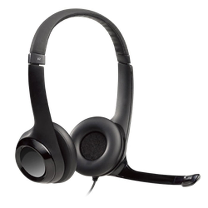 Casques avec Microphone Logitech LGT-H390 Noir