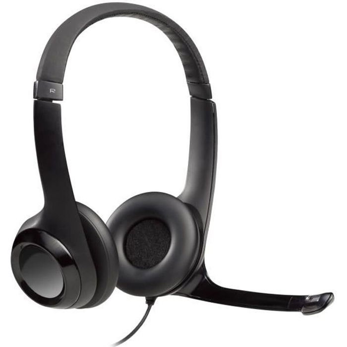 Casques avec Microphone Logitech LGT-H390 Noir