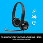 Casques avec Microphone Logitech LGT-H390 Noir