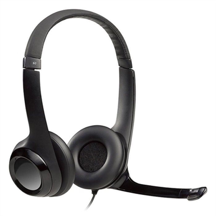 Casques avec Microphone Logitech LGT-H390 Noir