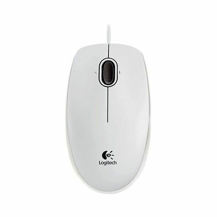 Souris Optique Logitech B100 Blanc 800 dpi (1 Unité)