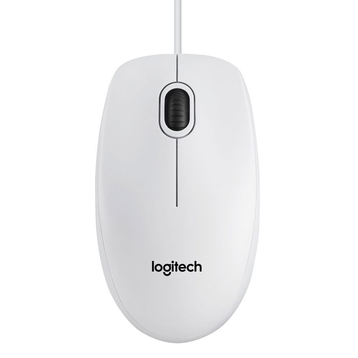 Souris Optique Logitech B100 Blanc 800 dpi (1 Unité)