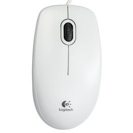 Logitech B100 Souris optique USB Blanche