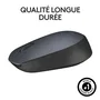 Logitech M170 Souris sans fil Ambidextre Gris et Noir