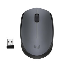 Logitech M170 Souris Sans Fil 2.4 GHz RF, Autonomie 12 Mois avec 1 Pile AA, Connectivité USB Plug-and-Play, Gris