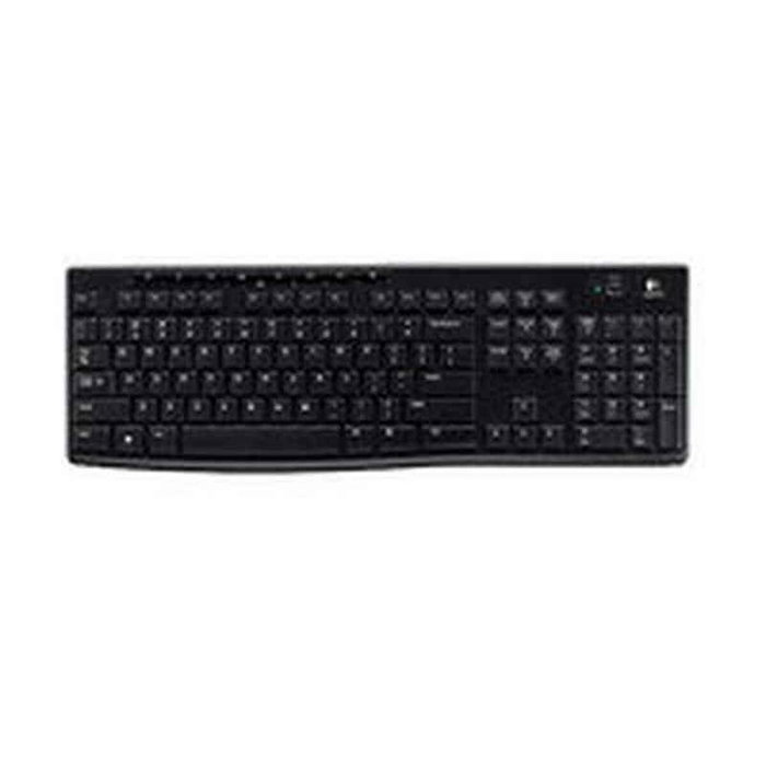 Logitech K270 Clavier sans fil Noir QWERTY Espagnol 2,4 GHz Logitech K270 Clavier sans fil Noir QWERTY Espagnol 2,4 GHz