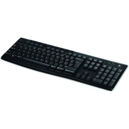 Logitech K270 Clavier sans fil Noir QWERTY Espagnol 2,4 GHz