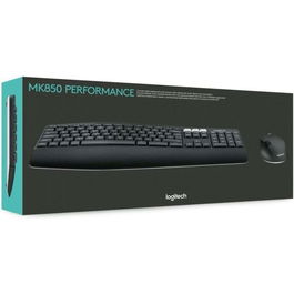 clavier et souris Logitech MK850 Noir Espagnol Qwerty