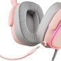 Mars Gaming MHAXP Casque Gaming RGB Flow Rose avec Microphone Amovible Jack 3.5mm USB