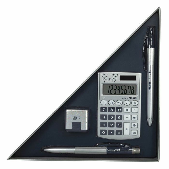 Ensemble de Papeterie Milan Edition Box 4 Pièces Blue marine Ensemble de Papeterie Milan Edition Box 4 Pièces Blue marine