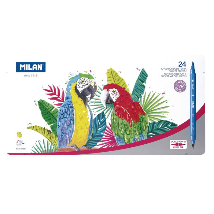 Ensemble de Marqueurs Milan 24 Pièces Ensemble de Marqueurs Milan 24 Pièces