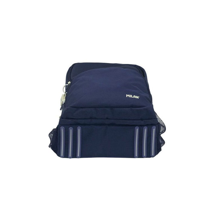 Milan Mochila Escolar Serie 1918 4 Cremalleras 25 L Azul Marino Milan Mochila Escolar Serie 1918 4 Cremalleras 25 L Azul Marino