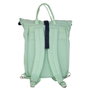 Milán Série 1918 Mochila urbaine 10 L avec fermeture supérieure enroulable, vert, polyester - 42x29x11 cm