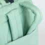 Milán Série 1918 Mochila urbaine 10 L avec fermeture supérieure enroulable, vert, polyester - 42x29x11 cm