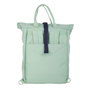 Milán Série 1918 Mochila urbaine 10 L avec fermeture supérieure enroulable, vert, polyester - 42x29x11 cm