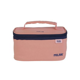Milán Sac isotherme pour aliments série 1918 rose avec 1 récipient 1,5 L